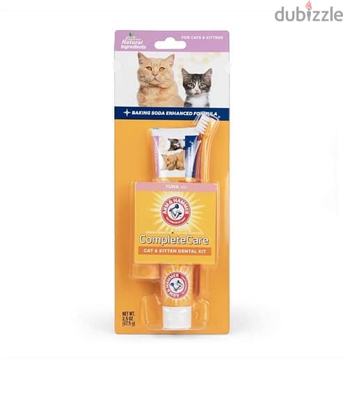 Cat Toothpaste, Cat Toothbrush, and Rubber Finger Brush for Cats care 4