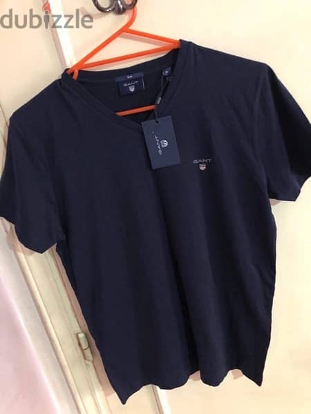 Gant dark/evening blue v-neck t-shirt 1