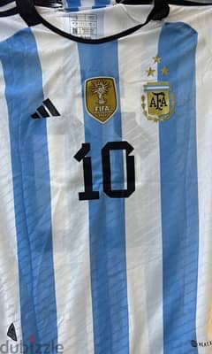 Argentina original 2022 Worldcup Winning jersey Messi 0