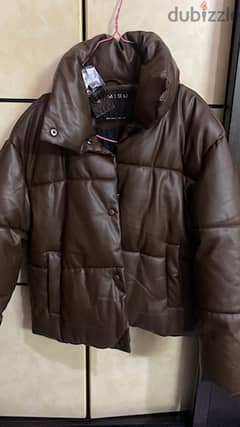new yorker puffer leather jacket