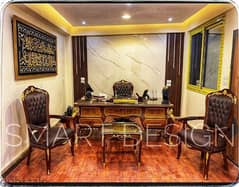 لهواة التميز وعشاق الفخامة افخم غرفة مكتب وزاري كلاسيك خشب زان احمر