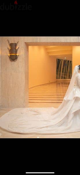 فستان فرح  بالطرحة  wedding dress 3