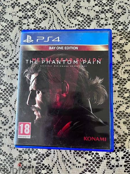 Metal Gear Phantom Pain (Day One Edition) - ألعاب فيديو و إكسسواراتها ...