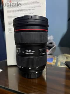Canon lens 24-70mm f/2.8L II USM (used only twice,Like New)