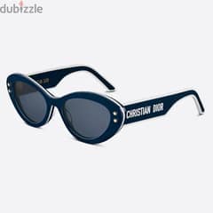 CHRISTIAN DIOR DIORPACIFIC B1U Blue Butterfly Sunglasses NEW 0