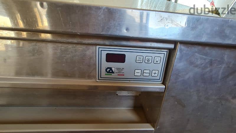 Italian ice cream display refrigerator zero break 3