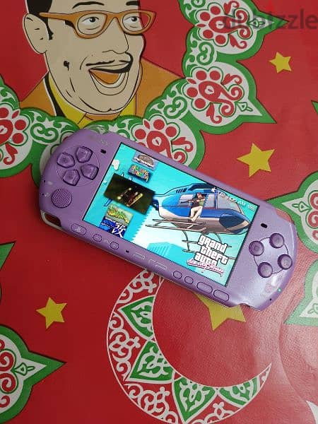PSP Slim 3001 Hannah Montana Lilac Purple 0