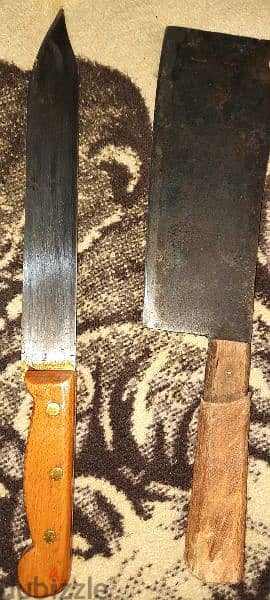 ساطور وسكينة طولهم ٤٠سم موديل قديم 0