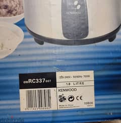 kenwood rice cooker with steam basket 0