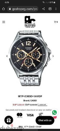 Casio Watch E 303 d-1avdf 0