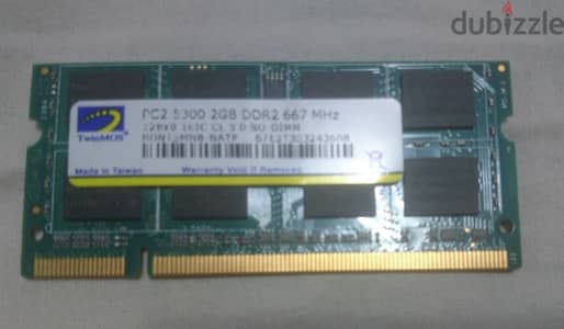 2x2G Ram DDR2 Taiwan