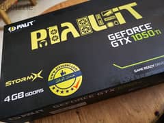 كارت شاشة جديد متبرشم  Palit GTX 1050ti StormX 4G DDR5 0