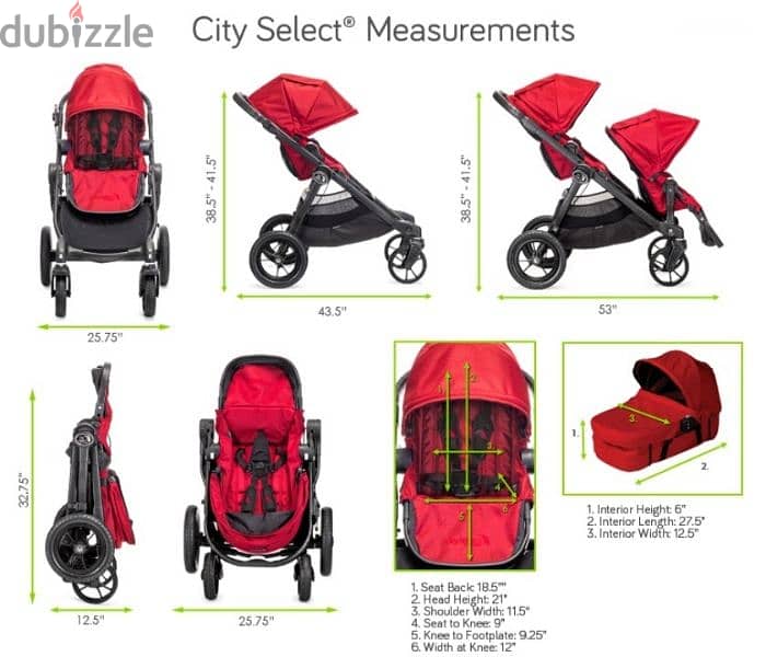 city select Twins jogging stroller 6