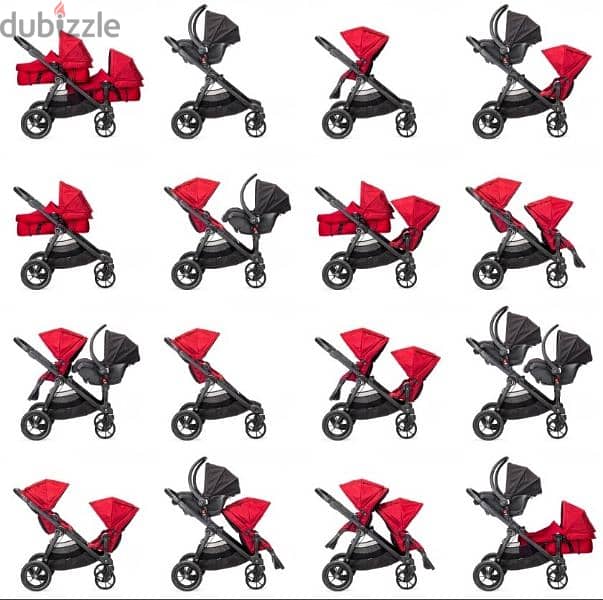 city select Twins jogging stroller 7