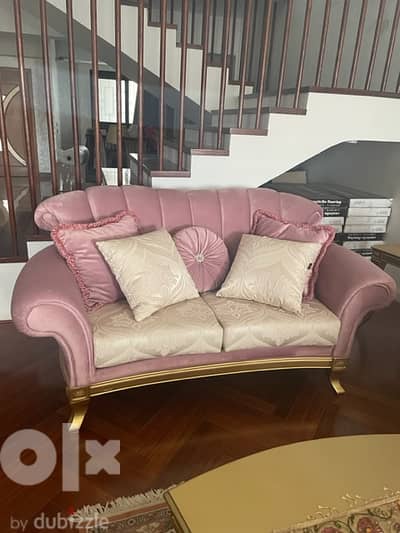 طقم صالون كامل مستورد من كيوب تركيا  Turkish Contemporary Salon (Cube)