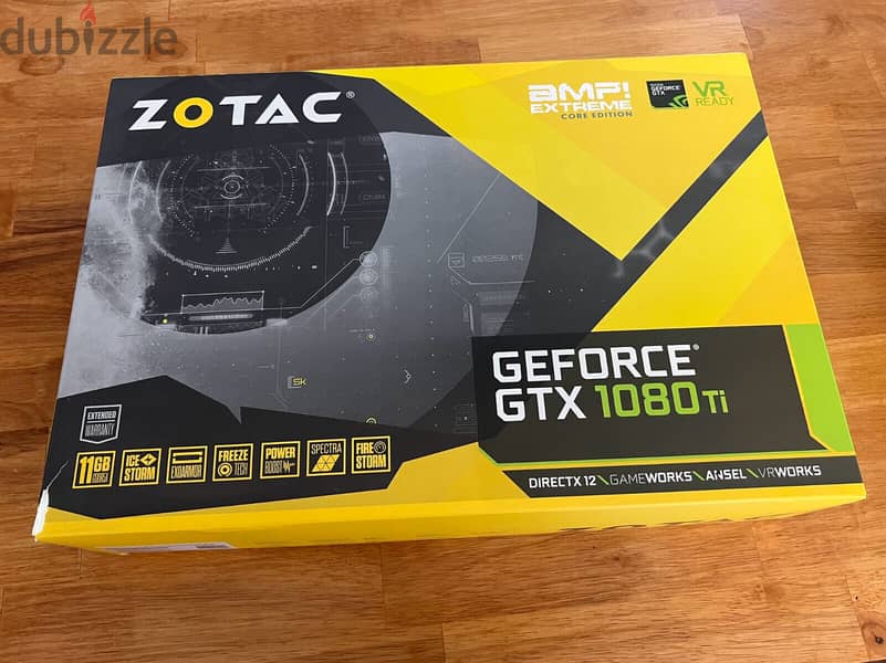 zotac gtx 1080ti 11gb بالكرتونة 0