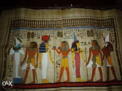 لوحات ورق بردي رسومات فرعونيه 0