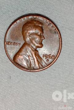 one cent lincoln 1968 0