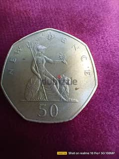 50 new pence 1977 0