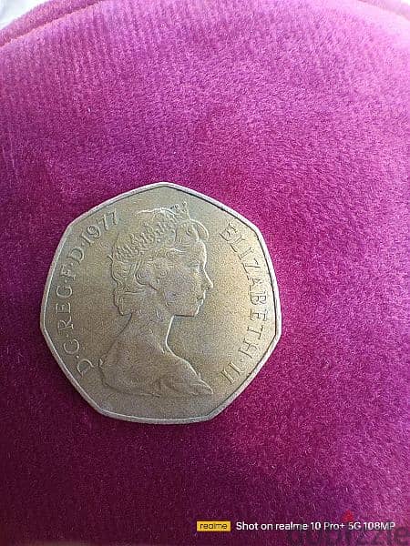 50 new pence 1977 1