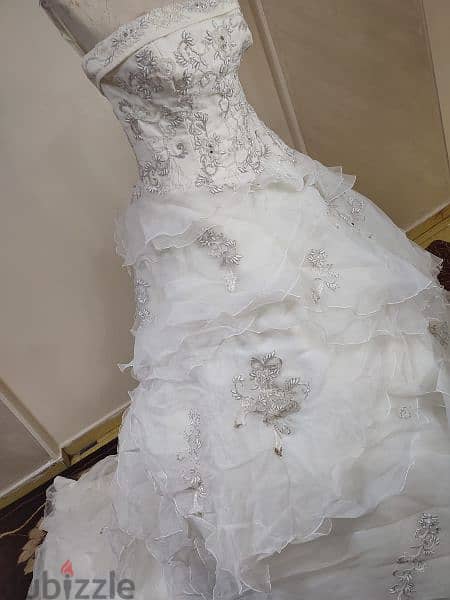 فستان زفاف  سوري شغل هاند ميد 1
