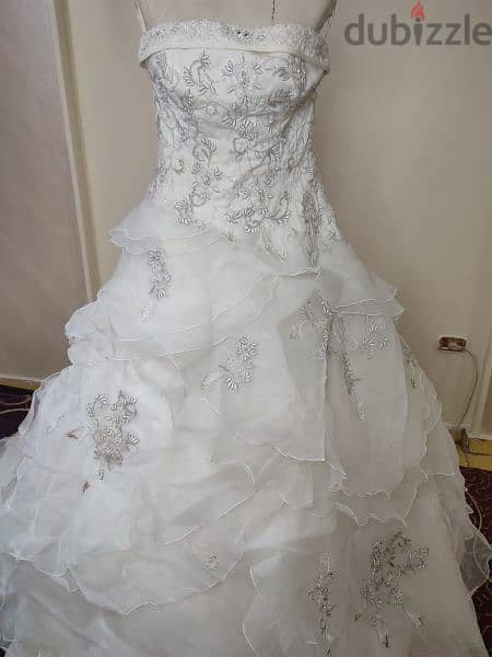فستان زفاف  سوري شغل هاند ميد 3