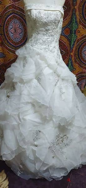 فستان زفاف  سوري شغل هاند ميد 4
