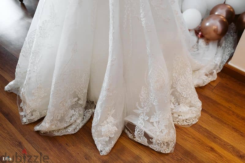 فستان زفاف اول لبسه للبيع 3