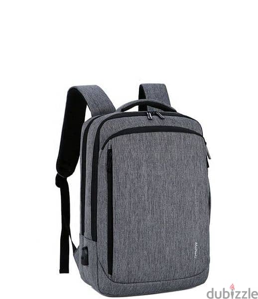 Meinali laptop Backpack model 023 Grey, black,blue 1