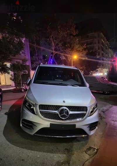 ارخص ايجار مرسيدس في مصر - Mercedes V250 2024 for rent