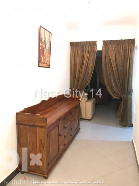 ‎شقه ٢ نوم فاخره بمدينة نصر للإيجار Furnished luxurious 2 BR apartment 5