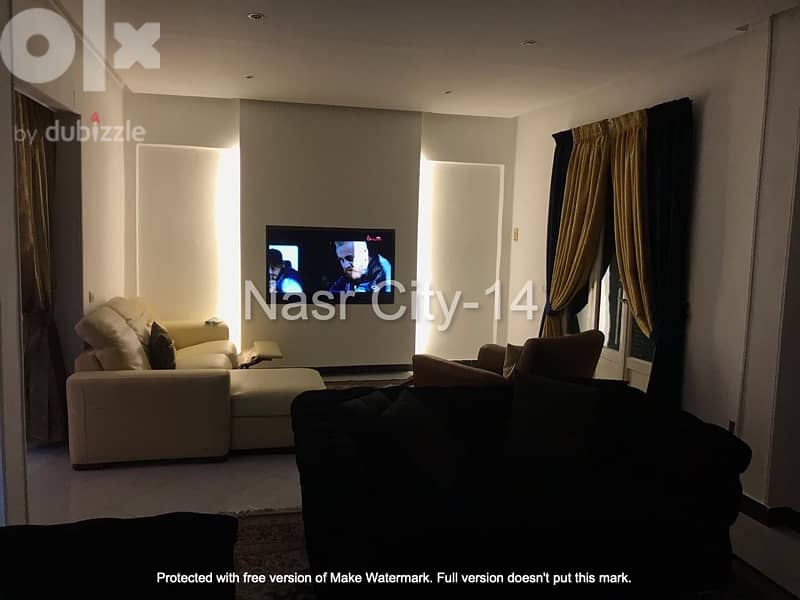 ‎شقه ٢ نوم فاخره بمدينة نصر للإيجار Furnished luxurious 2 BR apartment 11