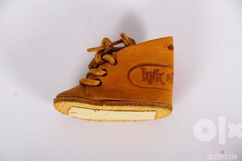 عدد 4 حذاء ديكور مجموعة من الجلد الطبيعي, توضع كديكور Vintage. 6