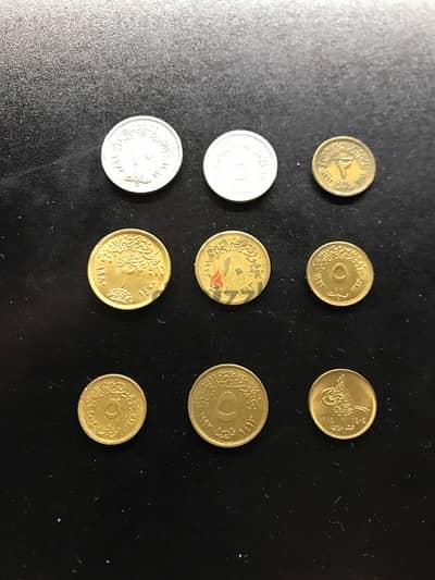 عملات مصرية معدنية قديمة