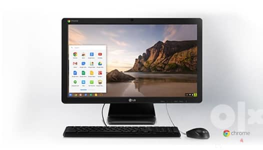 LG All in One 22 inch AIO Desktop PC Google Chrome كمبيوتر و شاشة