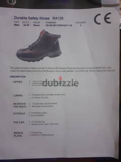Durable Safety Shoes  RA 128 0