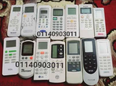ريموت تكييف اصلى مستعمل بحالة ممتازة جميع المركات  والموديلات