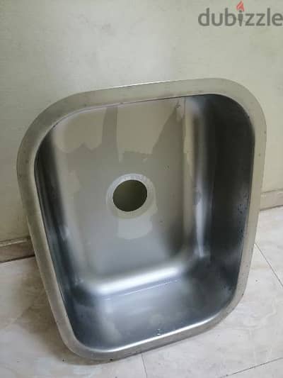 Large Turkish stainless steel kitchen sink fits on marble