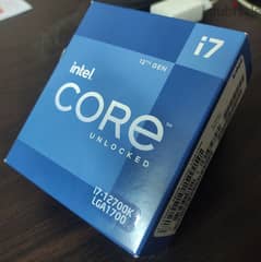 Intel Core i7-12700K Processor 25M Cache LGA1700 - New (Sealed)