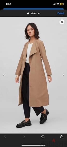 women NEW trench coat ترينش كوت حريمى مقاس لارج