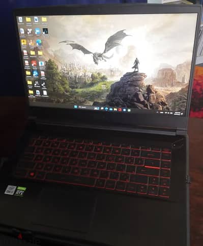 MSI laptop GF65 thin Rtx 3060 (16gb ram ddr4)