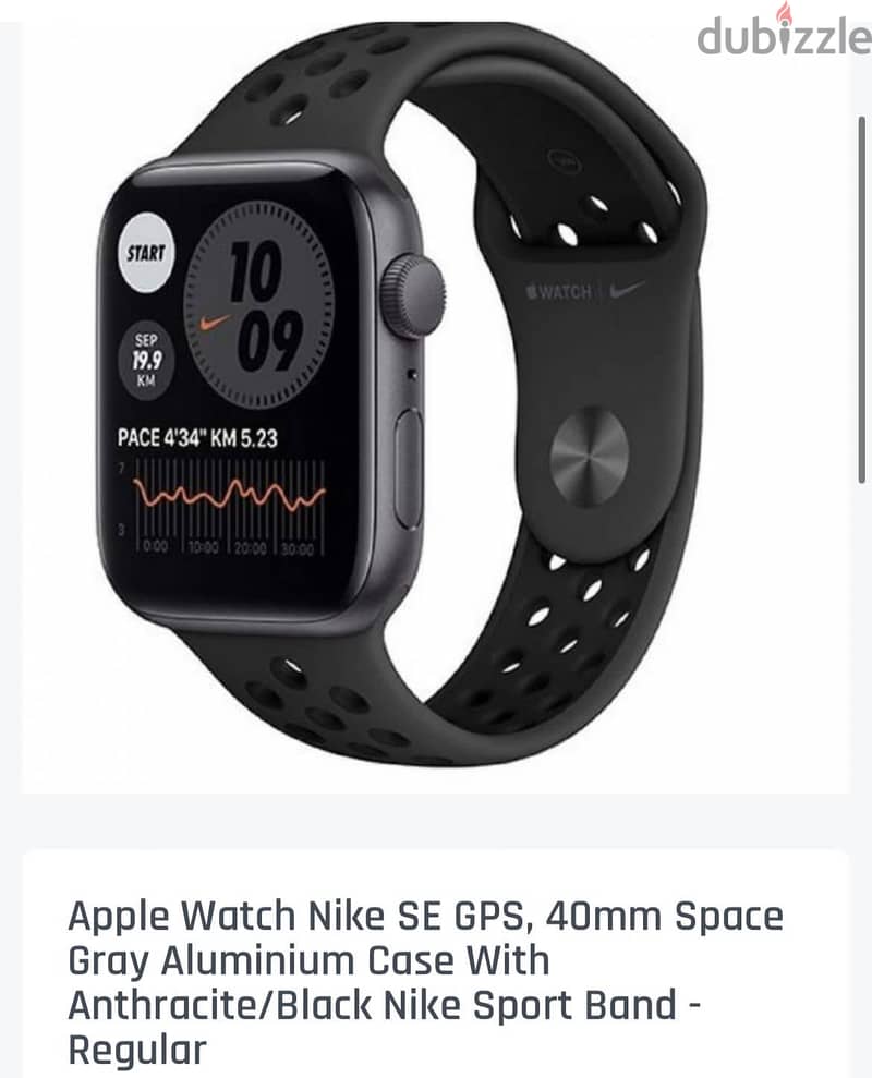 Apple Watch Nike SE 40mm Alu Anth/Black Sport Band GPS 13