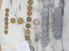عملات مصريه معدنية و ورقيه 0