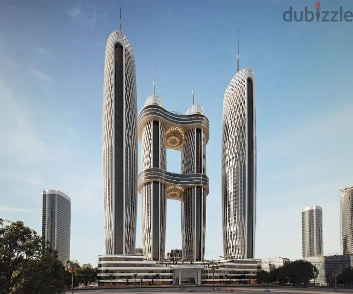 مكتب إداري 43م للبيع بالتشطيب في Nile Tower - العاصمه الاداريه الجديدة 2