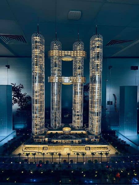 مكتب إداري 43م للبيع بالتشطيب في Nile Tower - العاصمه الاداريه الجديدة 3