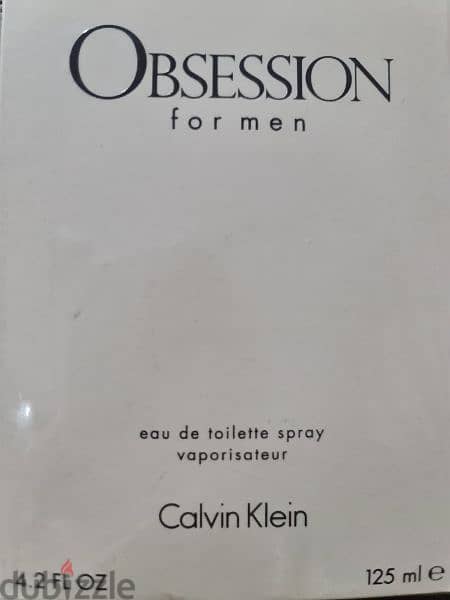 Obsession for men by Calvin Klein 1