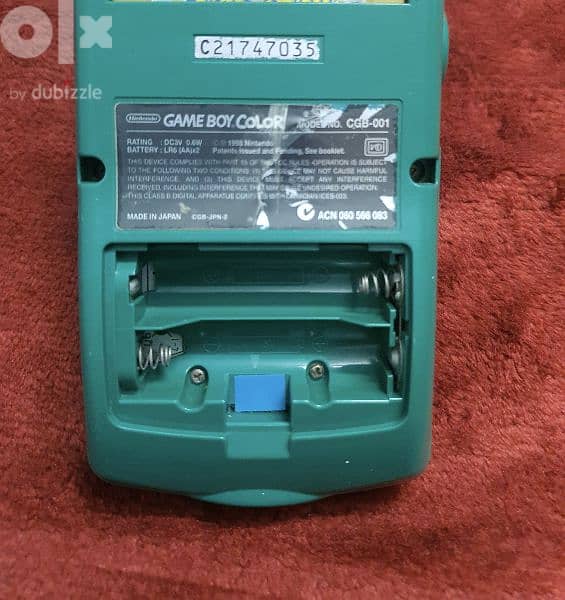 Nintendo game boy colour green edition Made in Japan 1