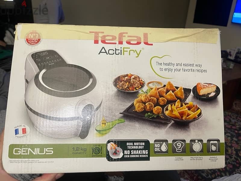 Tefal actifry airfryer 1.2 kg genius used 2 times only 13
