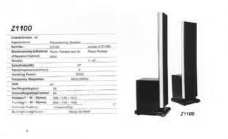 acoustat speakers Electrostatic z1100 7