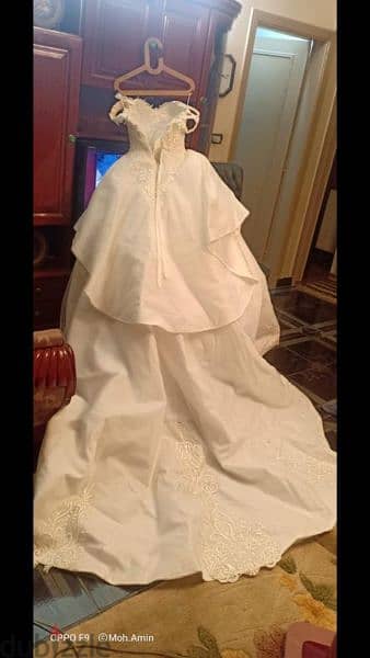 فستان زفاف منفوش مقاس ٣٨ باربي ستايل اوف وايت مطعم بالجبير بالديل 2